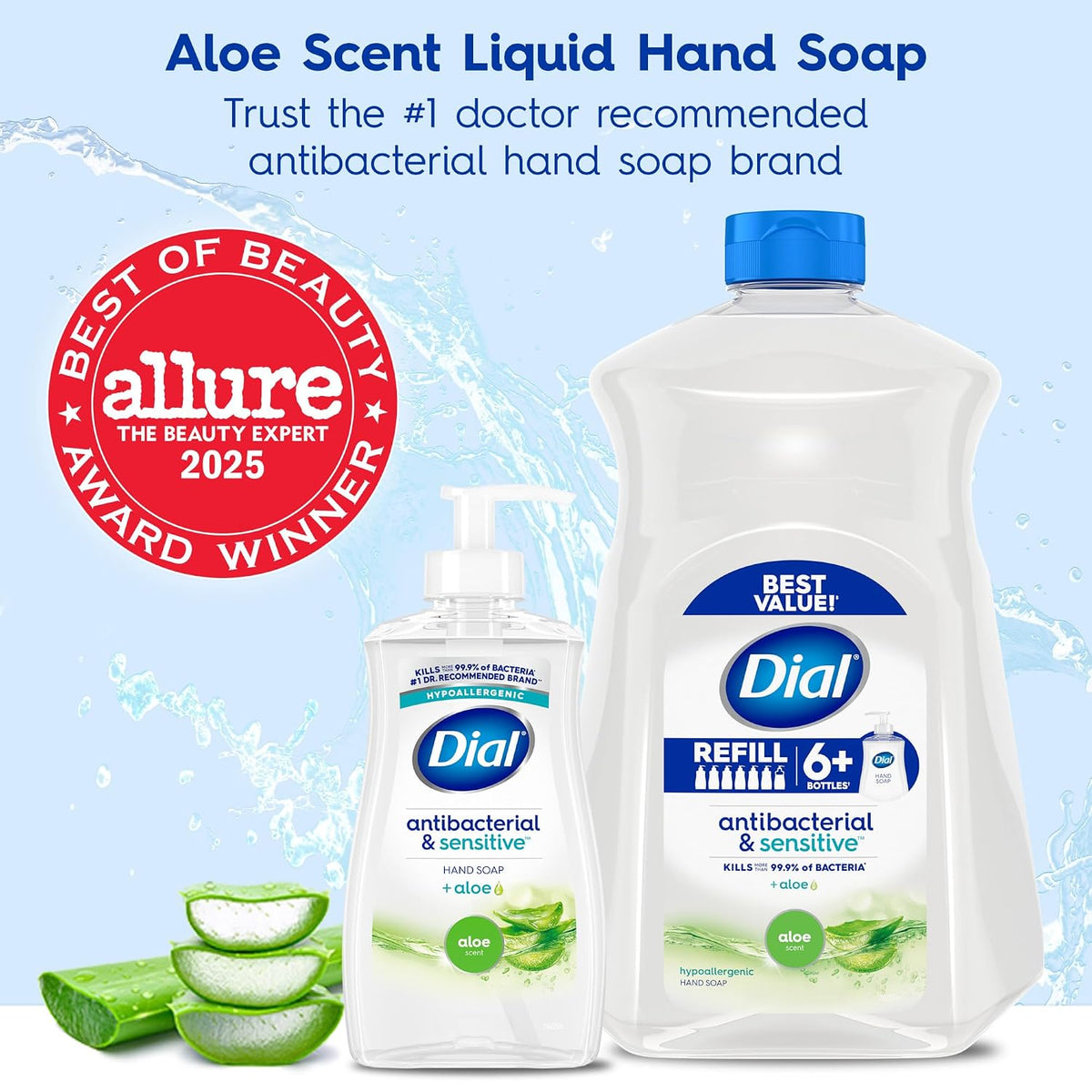 White tea scented antibacterial hand wash with aloe