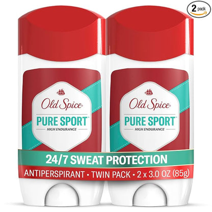 Old Spice High Endurance Pure Sport antiperspirant deodorant 2 pack
