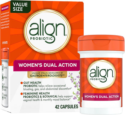 Align probiotic capsules for women’s digestive health support