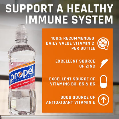 Propel 12 pack immune support hydration bottles