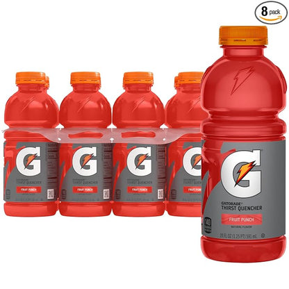 Gatorade Fruit Punch Thirst Quencher 20 fl oz 8 pack