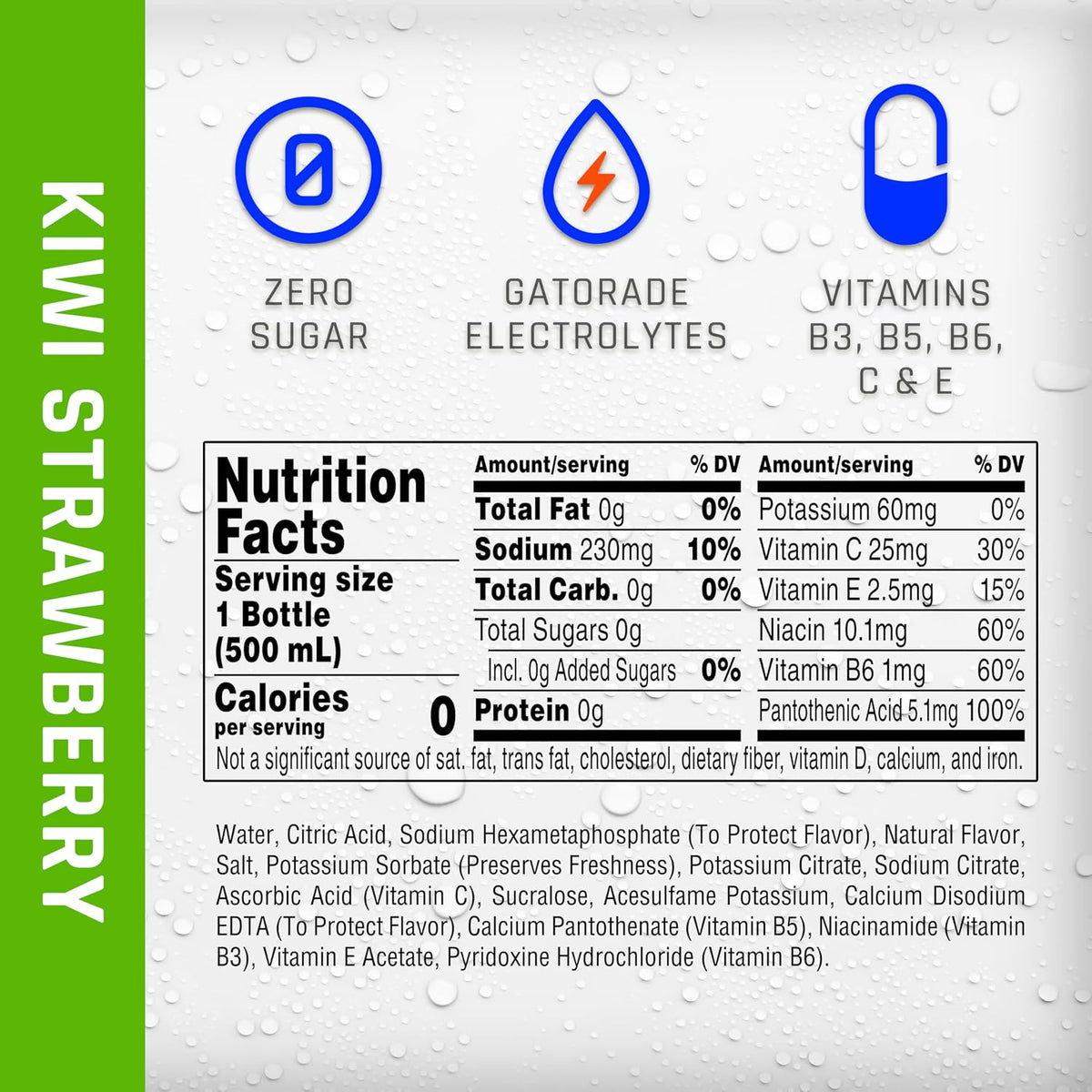 Kiwi Strawberry Propel fitness water with vitamins