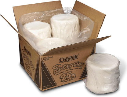 White Crayola modeling clay for classroom art projects