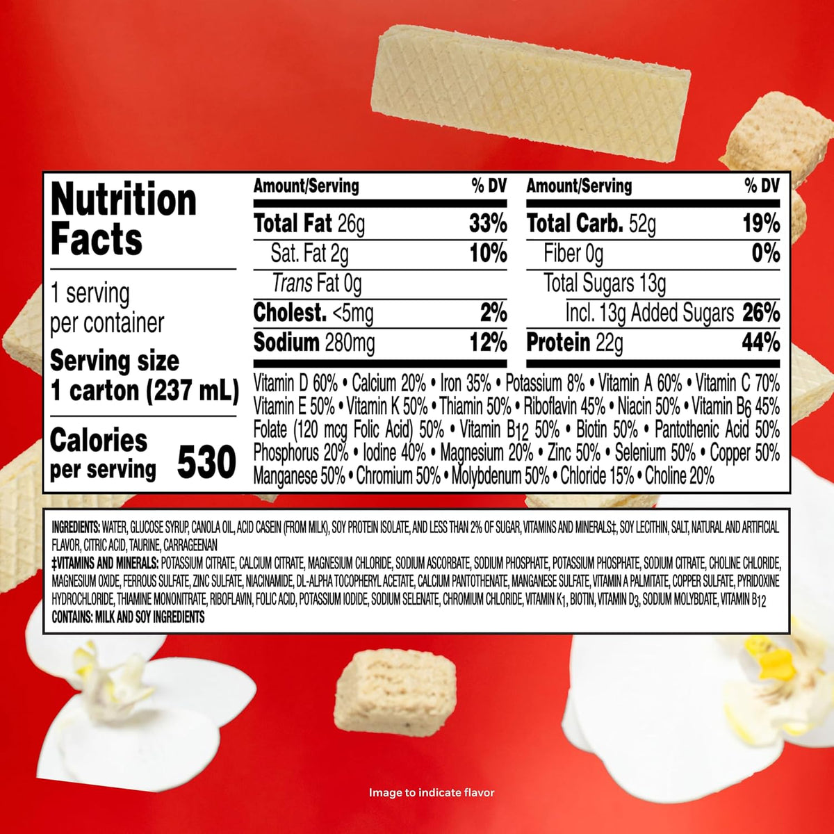 BOOST high calorie protein drink vanilla flavor