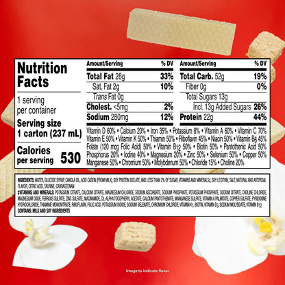 BOOST high calorie protein drink vanilla flavor