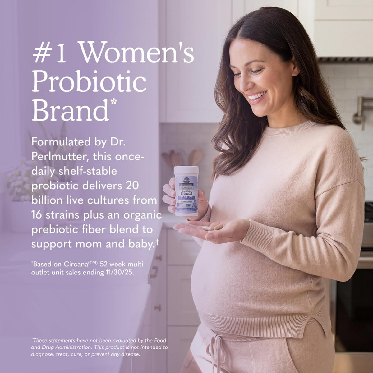 Garden of Life prenatal probiotic supplement packaging