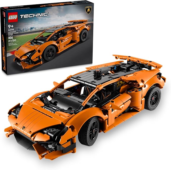 LEGO Technic Lamborghini Huracán Tecnica orange model
