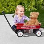 Mini steel wagon for hauling toys and dolls