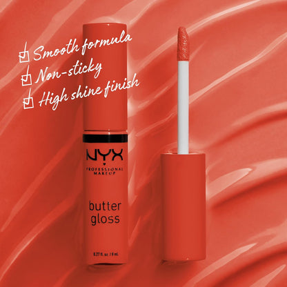 Orangesicle sheer orange lip gloss by NYX