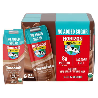 Horizon Organic no added sugar 1% lowfat chocolate milk