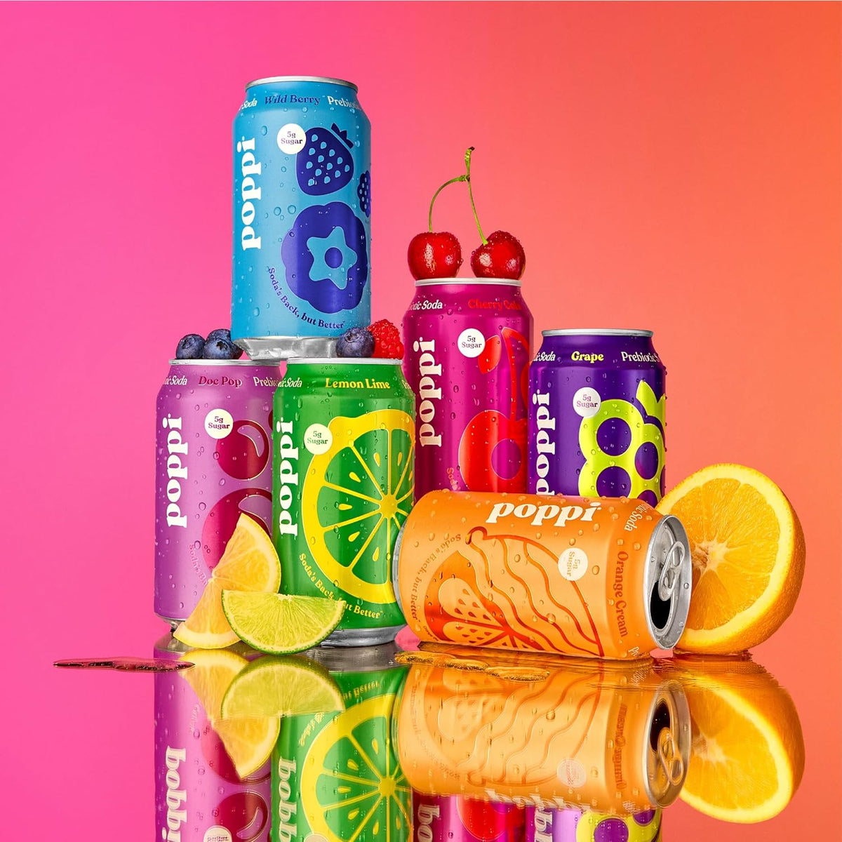 poppi sparkling prebiotic soda multipack