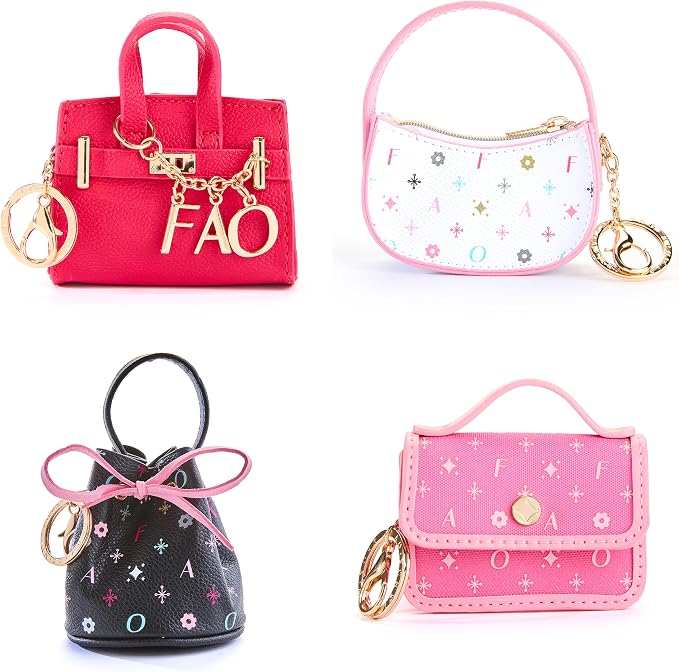 FAO Schwarz kids mini handbag four-pack