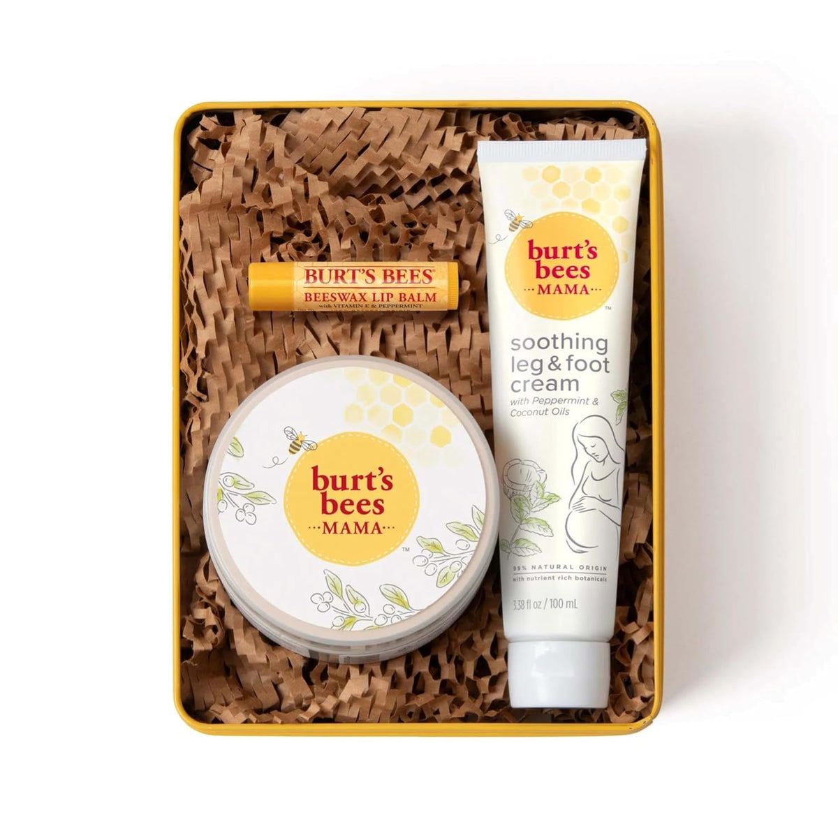 Burt's Bees Mama skin care set with three products