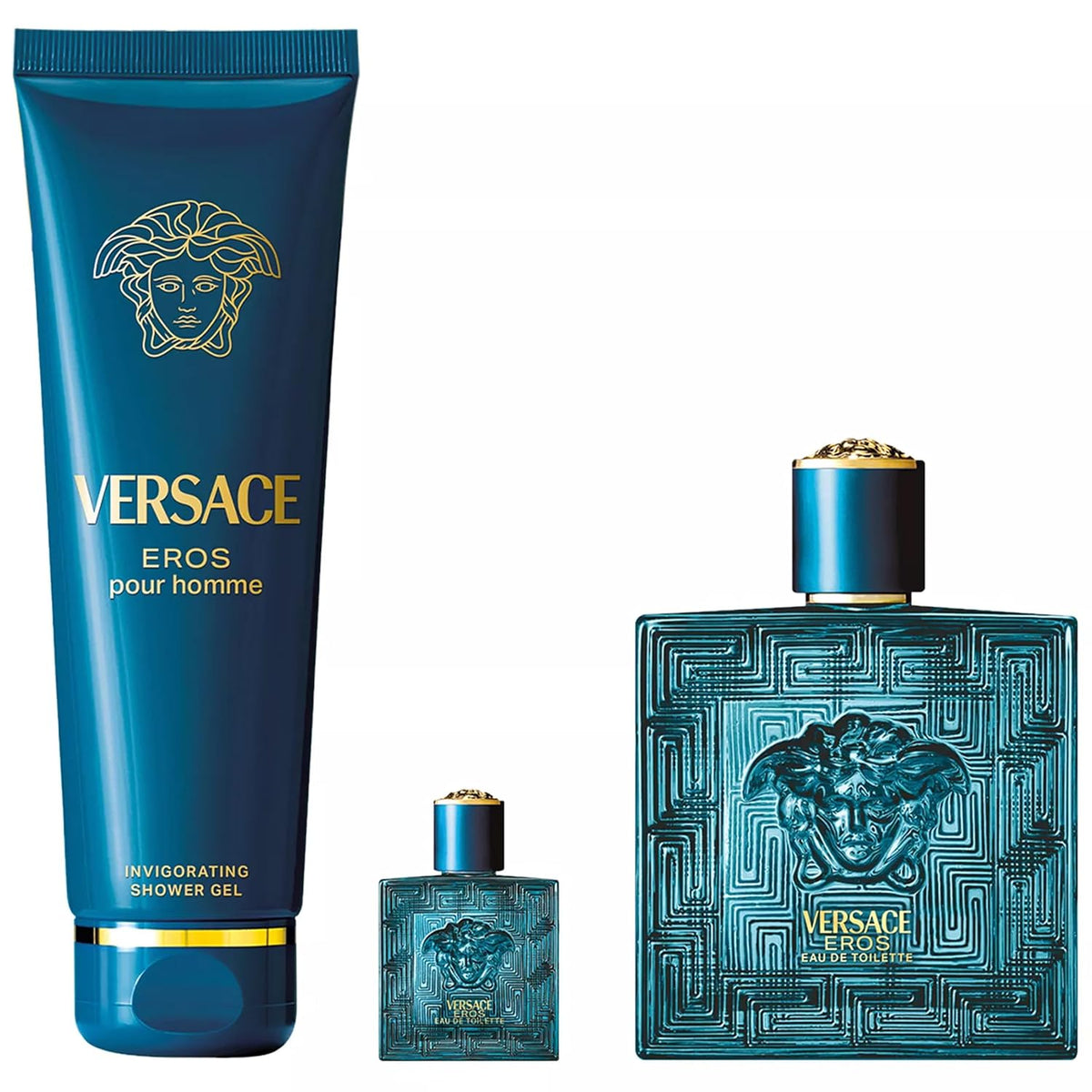 Versace Eros eau de toilette spray and shower gel set