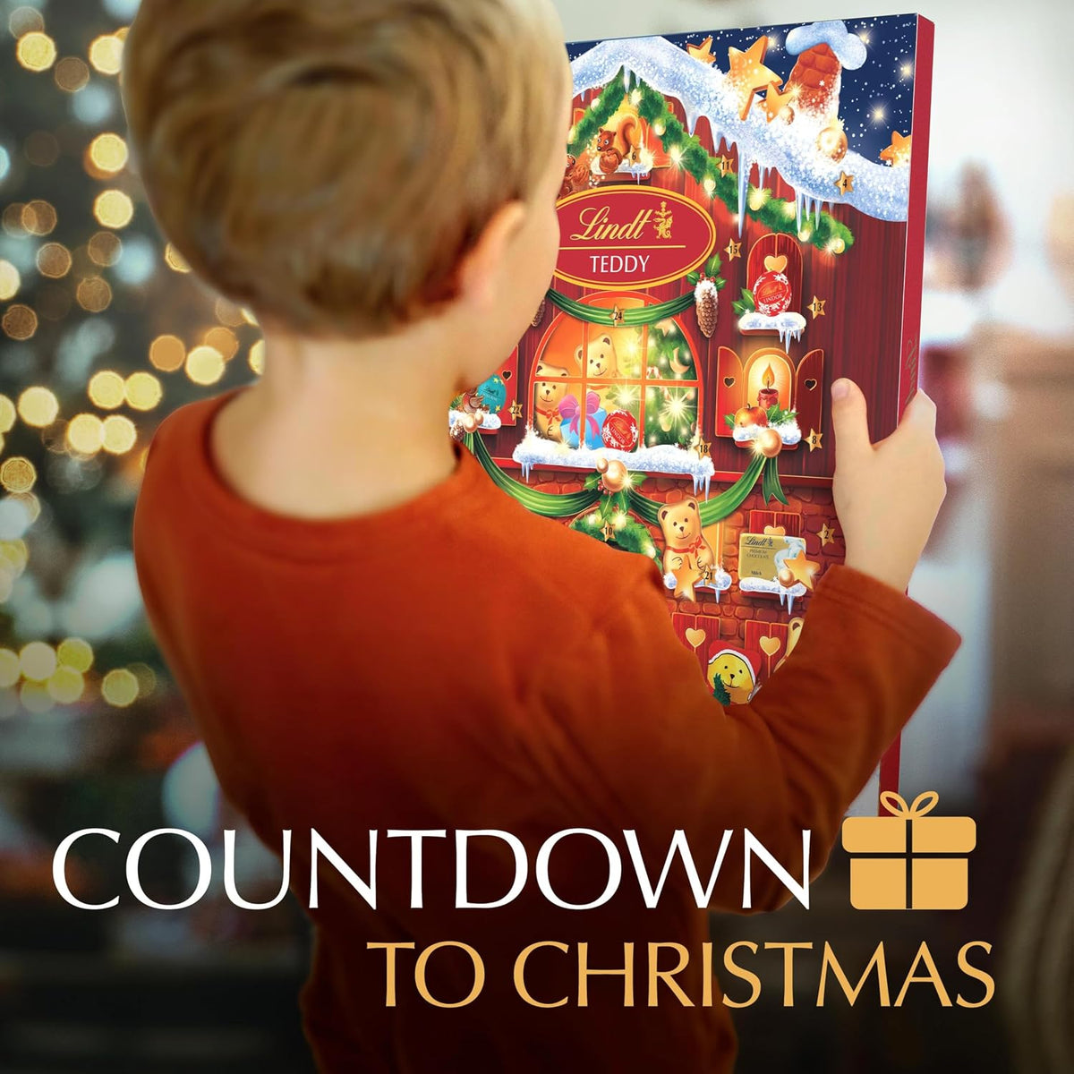 Lindt TEDDY holiday countdown chocolate calendar