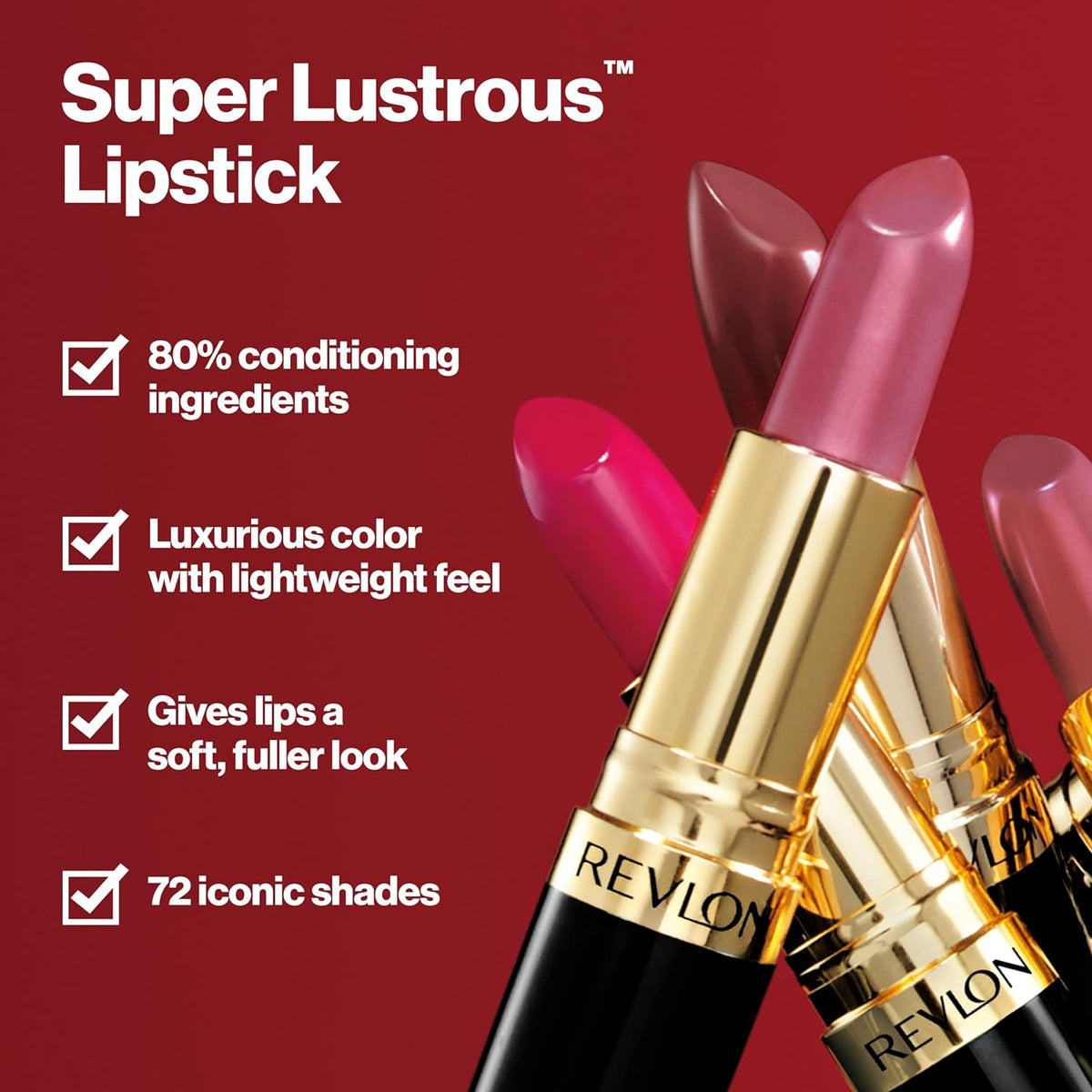 Revlon Super Lustrous Secret Club rich-color lipstick