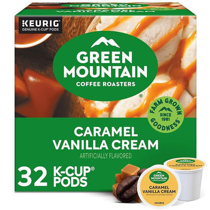 Green Mountain Coffee Roasters Caramel Vanilla Cream K-Cup Pods 32 count