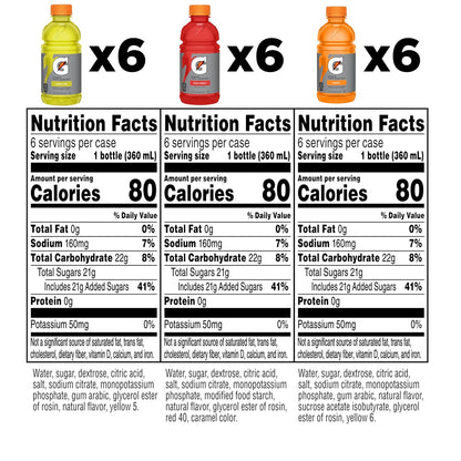 Gatorade electrolyte sports drink variety pack