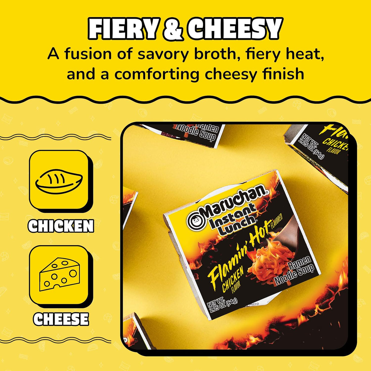 Maruchan Instant Lunch shelf-stable chicken ramen cups