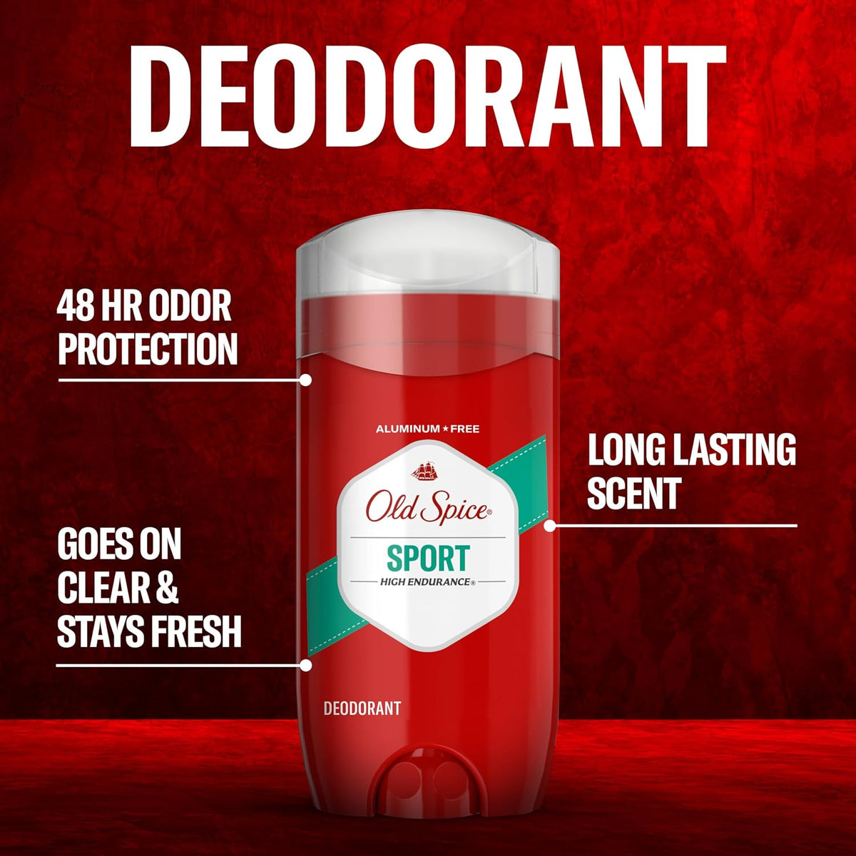 Aluminum free Old Spice High Endurance deodorant duo