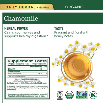 Visit the Traditional Medicinals Store — Traditional Medicinals Organic Spearmint, 16 Tea Bags - product image 91