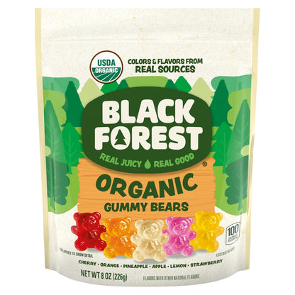 Individually wrapped 8 ounce gummy bear bags