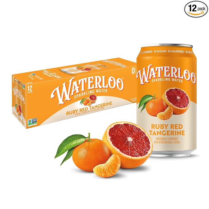 Waterloo Ruby Red Tangerine sparkling water 12 pack