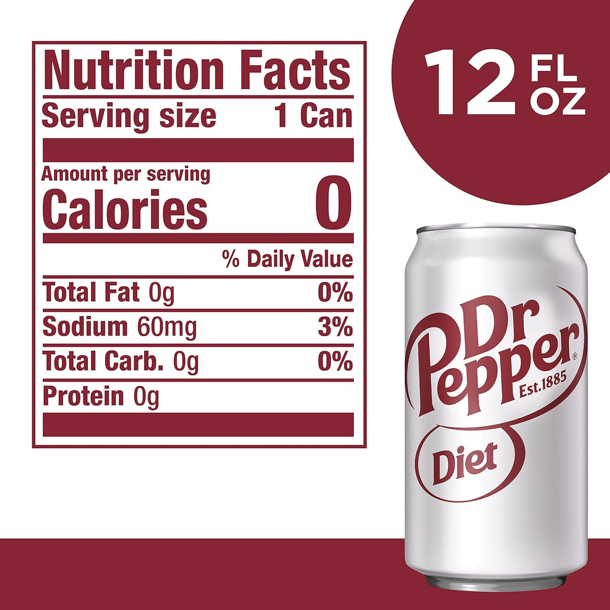 Diet Dr Pepper canned soft drink multipack