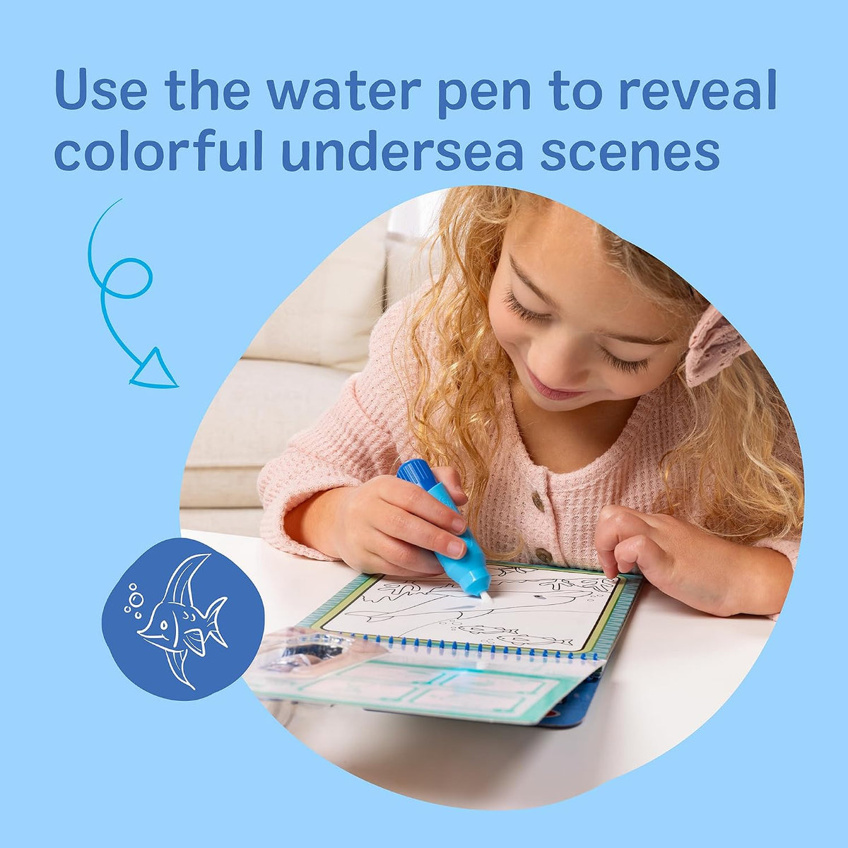 Travel-friendly Melissa & Doug Water Wow craft kit