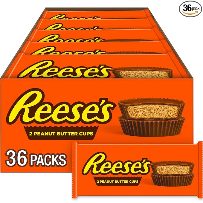 REESE'S milk chocolate peanut butter cups, 36-count box