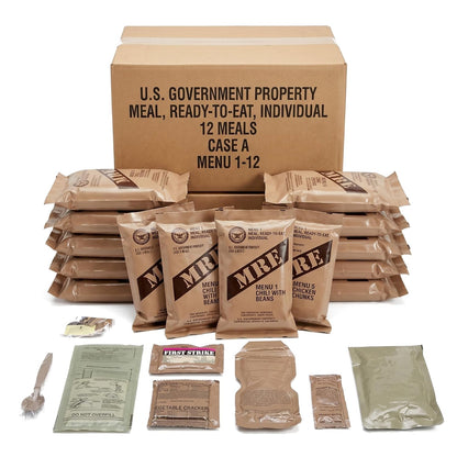 MRE ready-to-eat meals for emergency preparedness
