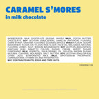 Milk chocolate candy with marshmallow caramel and graham flavor