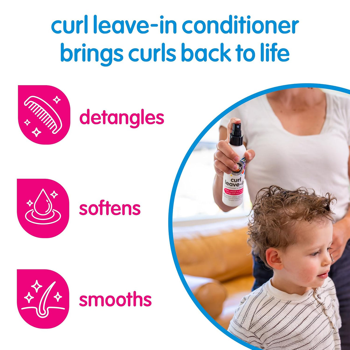 Leave in conditioner spray for curly hair