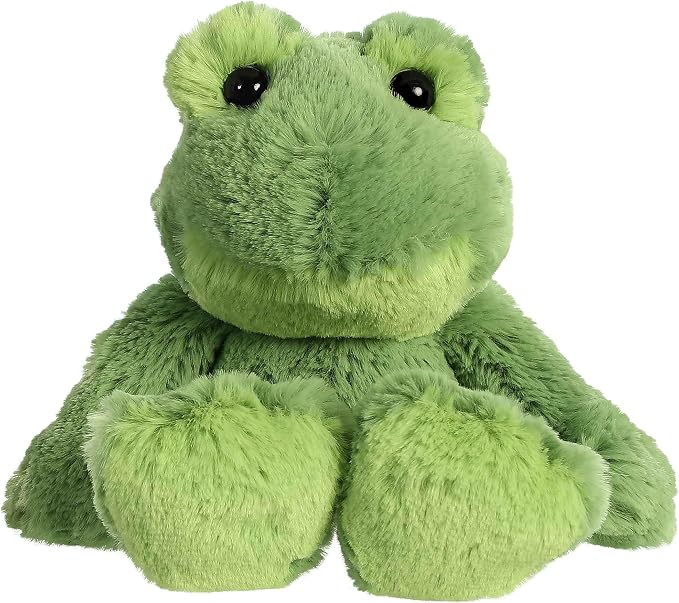 Aurora Ginger Cat plush with green eyes