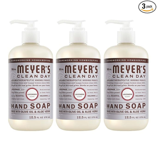 MRS. MEYER'S Lavender liquid hand soap 3 pack