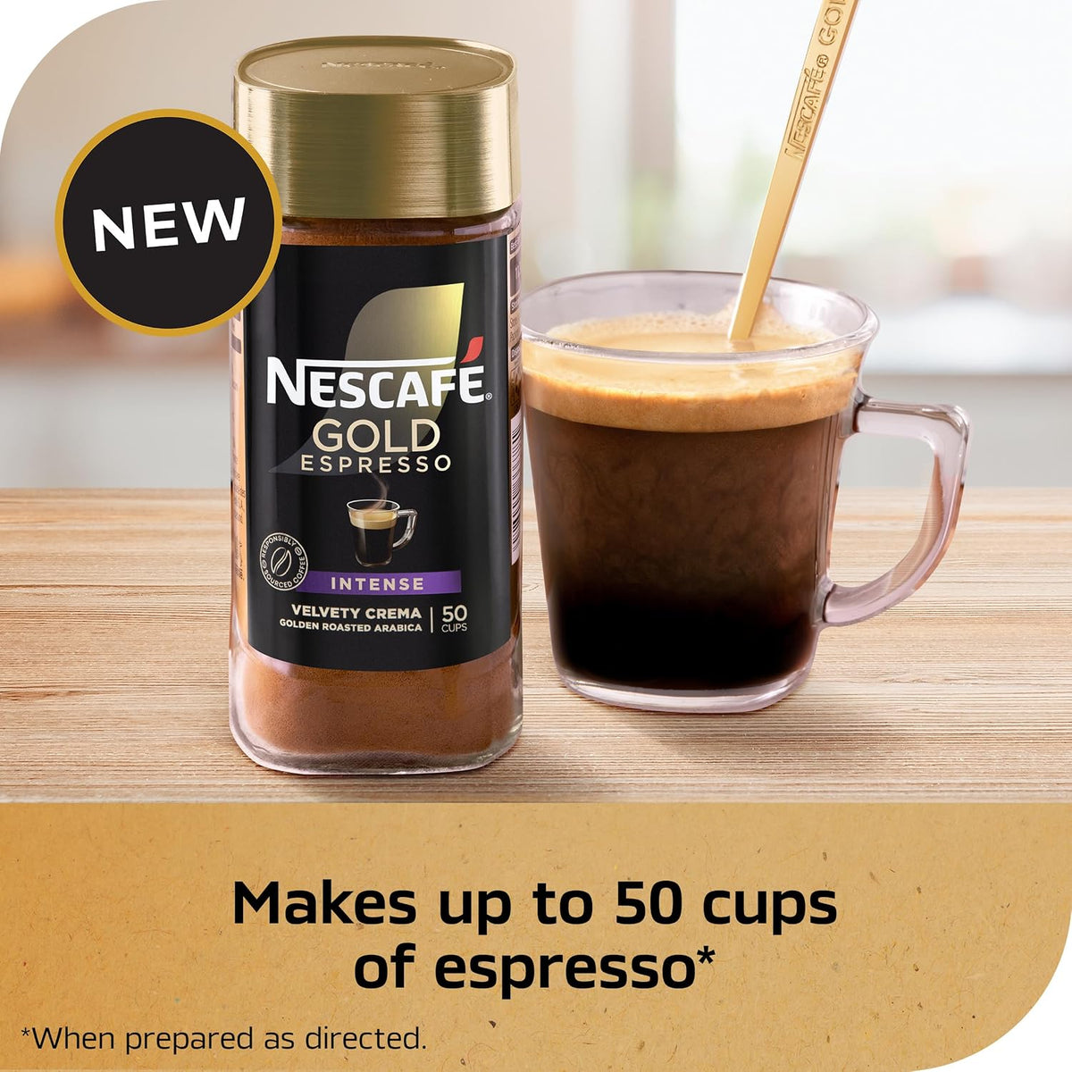 NESCAFÉ Gold Intense instant coffee with crema