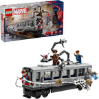 Spider-Man and Doc Ock LEGO Marvel building scene