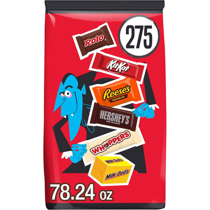 275 count HERSHEY'S Halloween chocolate candy assortment