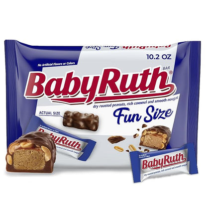 Baby Ruth fun size candy bars 10.2 oz bag