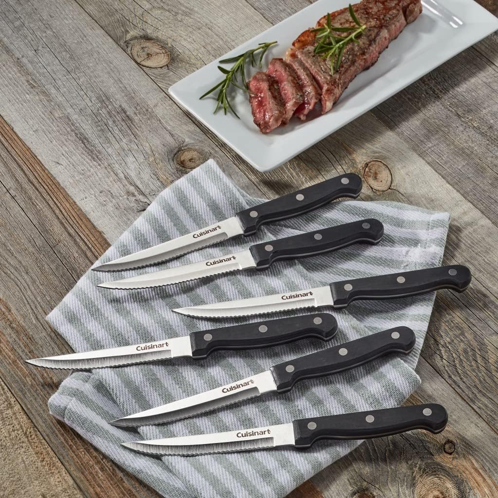 Cuisinart triple rivet steak knives for dining