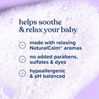 Soft cleansing shampoo for bedtime bath routine