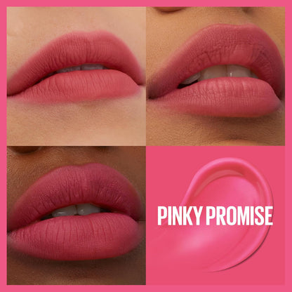 Pinky Promise cool-pink lip tint by Maybelline
