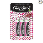 ChapStick Classic Cherry lip balm three-pack