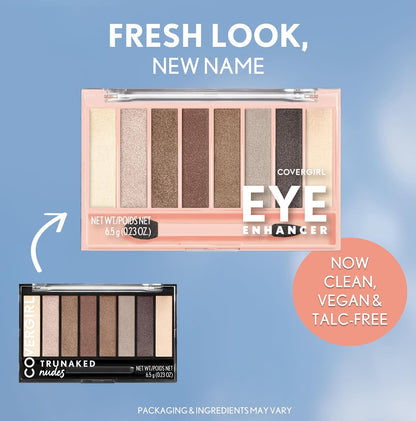 COVERGIRL 805 Nudes eyeshadow palette open view