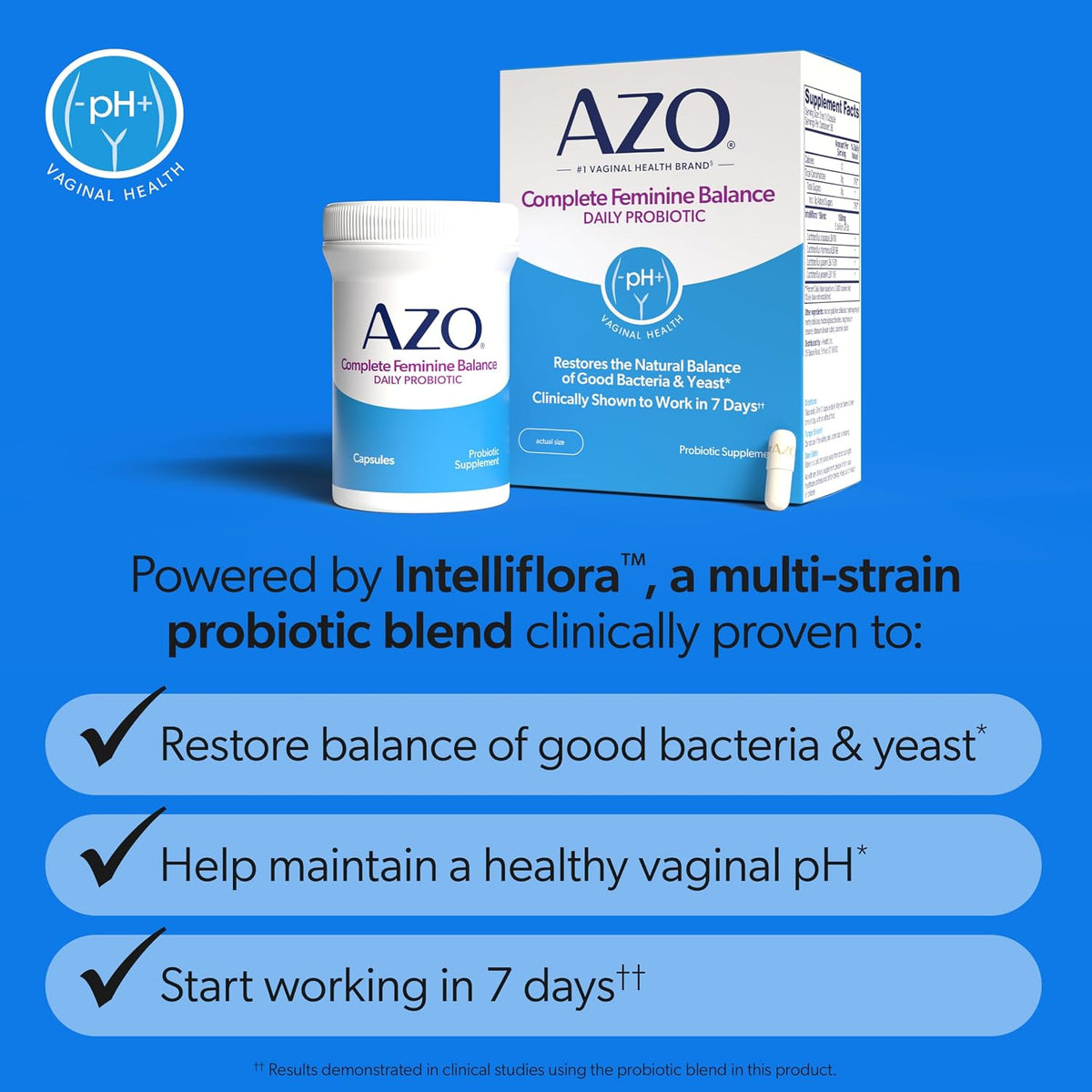 Women’s vaginal health probiotics by AZO