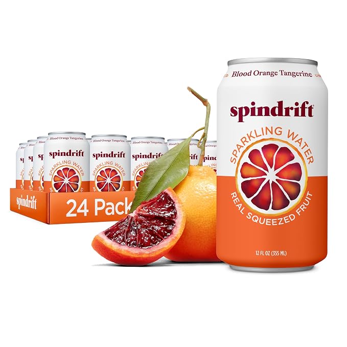 Spindrift Blood Orange Tangerine sparkling water 24 pack