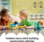 LEGO DUPLO loader and dump truck rebuildable set