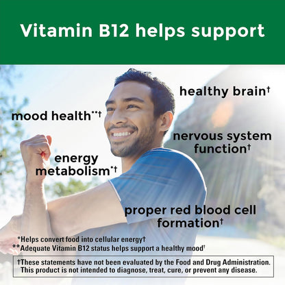 Nature Made gluten free B12 gummies for adults