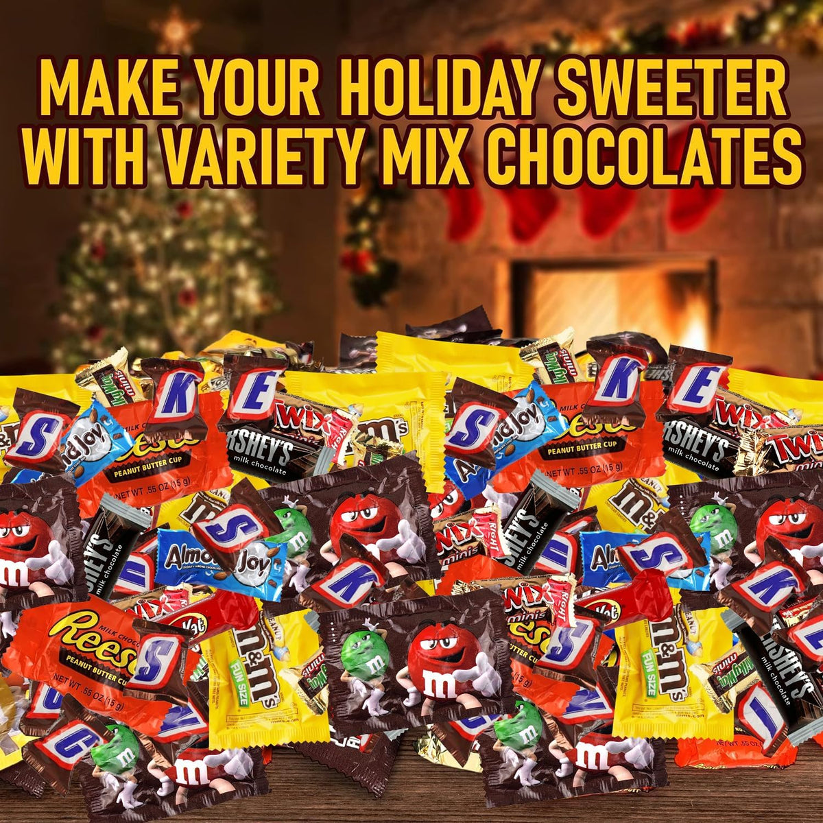 Chocolate candy assortment for parties and events