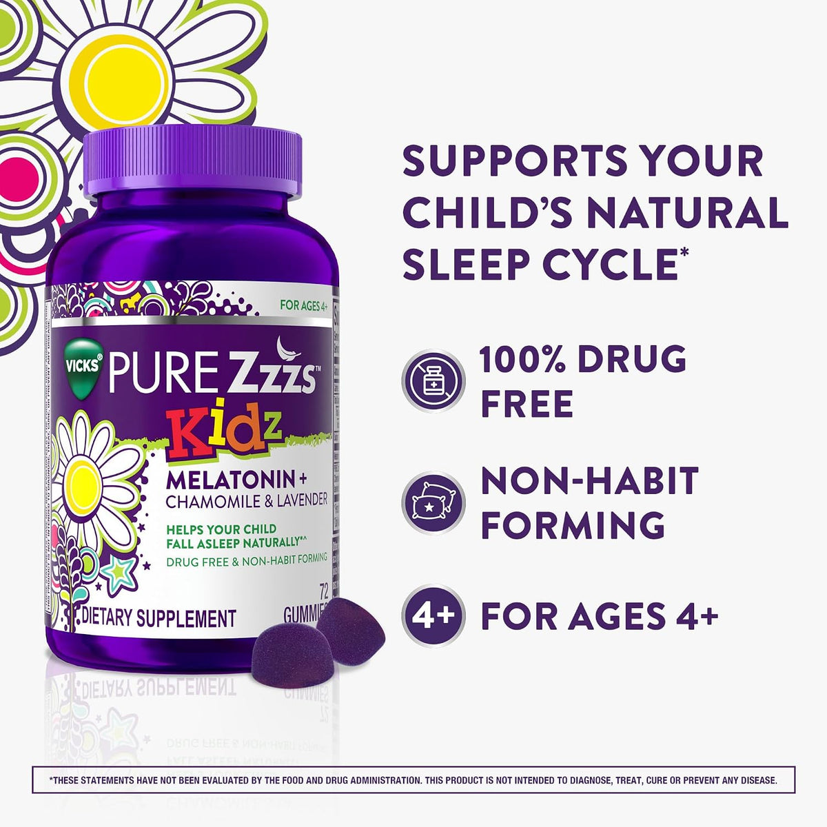 ZzzQuil kids sleep supplement gluten lactose gelatin soy free
